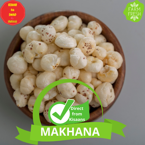Organic Makhana (Foxnuts) 400gm ( Super quality and Jumbo size)
