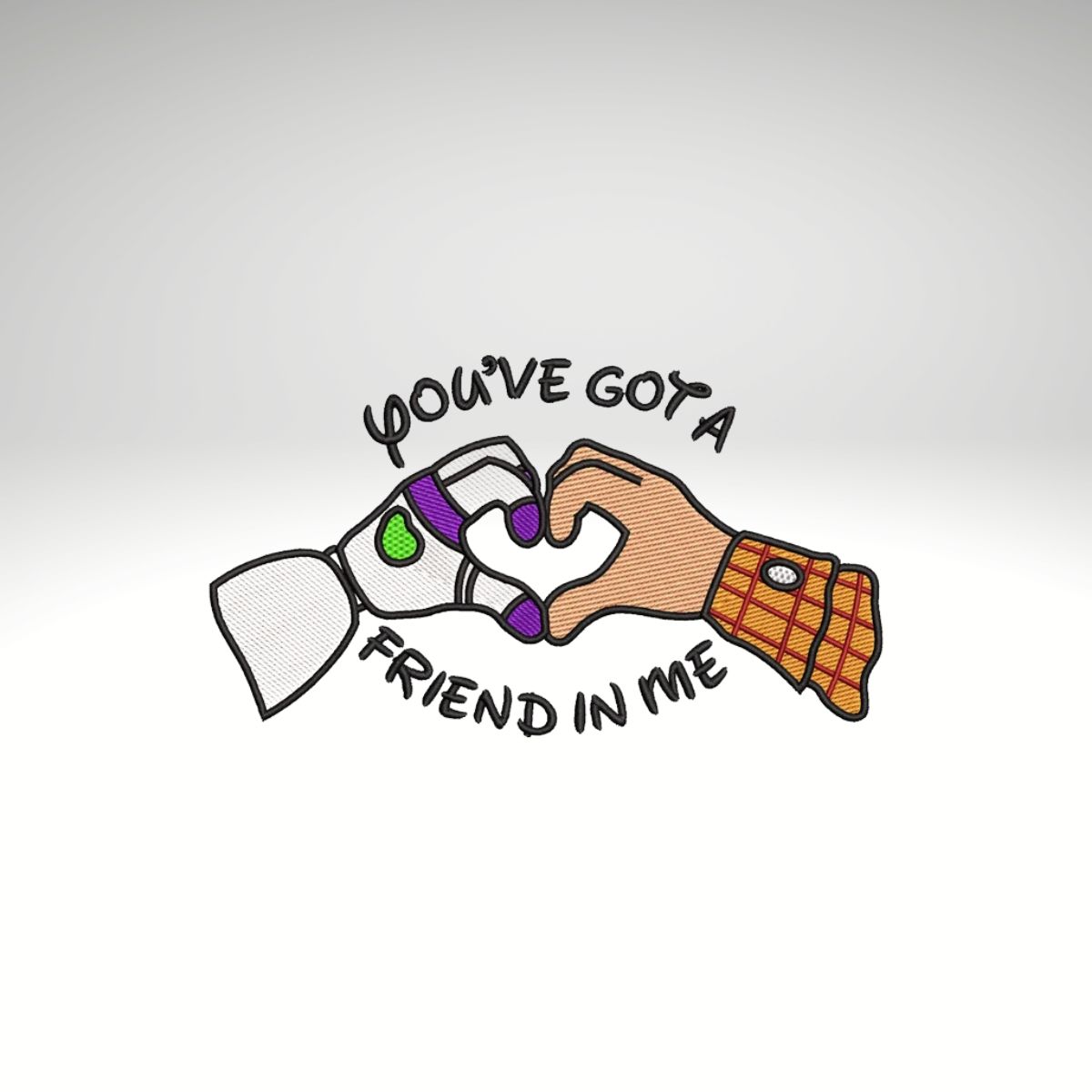 Friend in me Embroidery - Sample Crewneck Sand