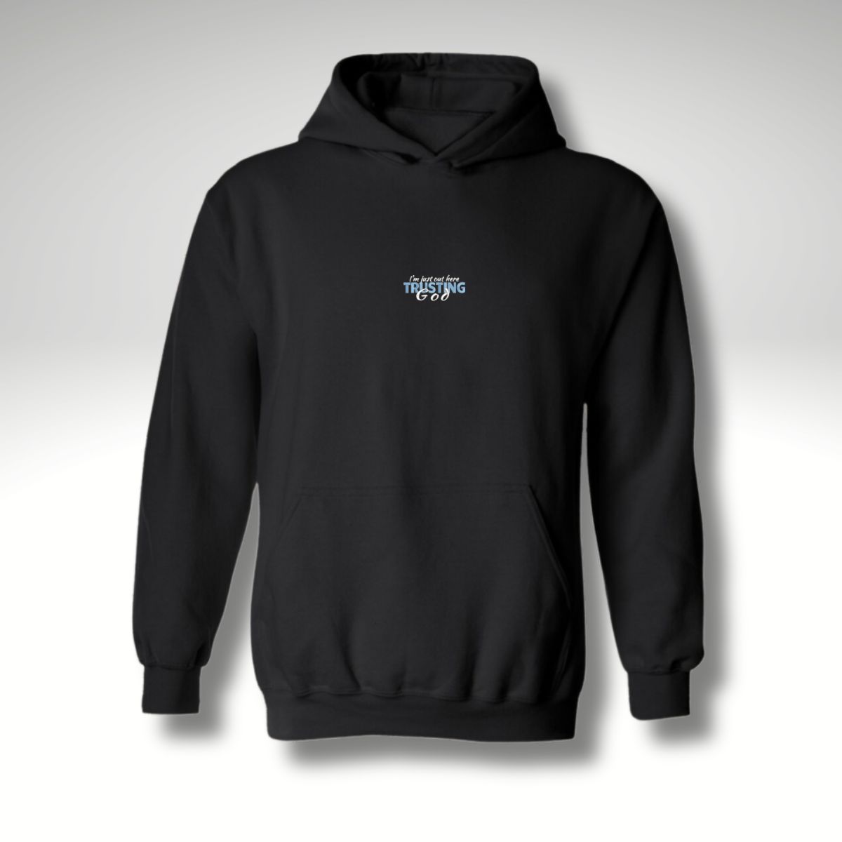 Trusting God Embroidery - Sample Sweatshirt Black