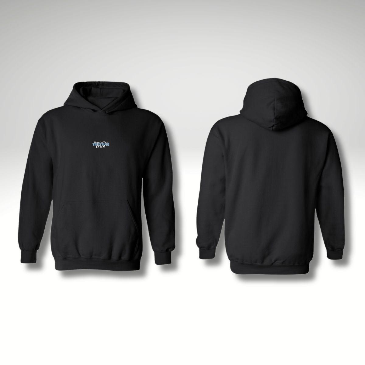 Trusting God Embroidery - Sample Sweatshirt Black