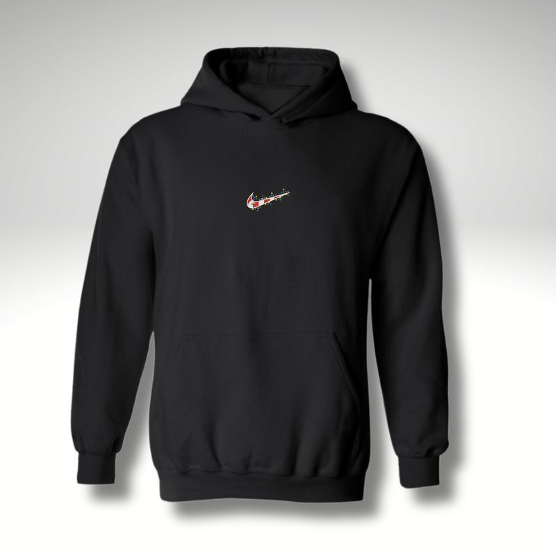 Nike Christmas Logo Embroidery - Sample Sweatshirt Black