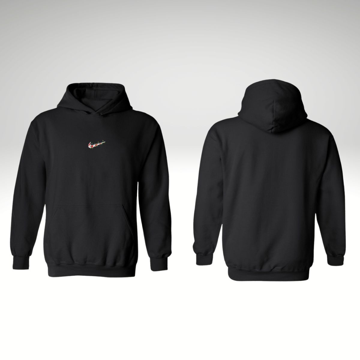 Christmas Logo Embroidery - Sample Sweatshirt Black
