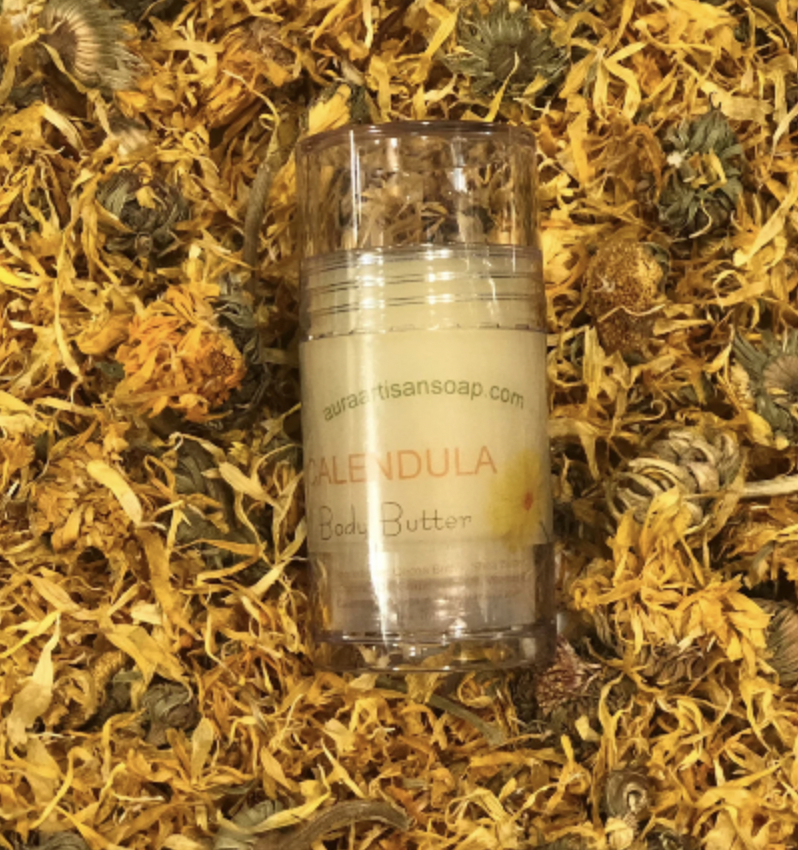 CALENDULA AND CHAMOMILE BODY BUTTER push up SOLID BAR