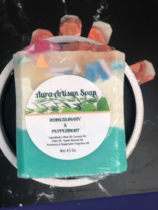 ROSEMARY &amp; PEPPERMINT Bar Soap