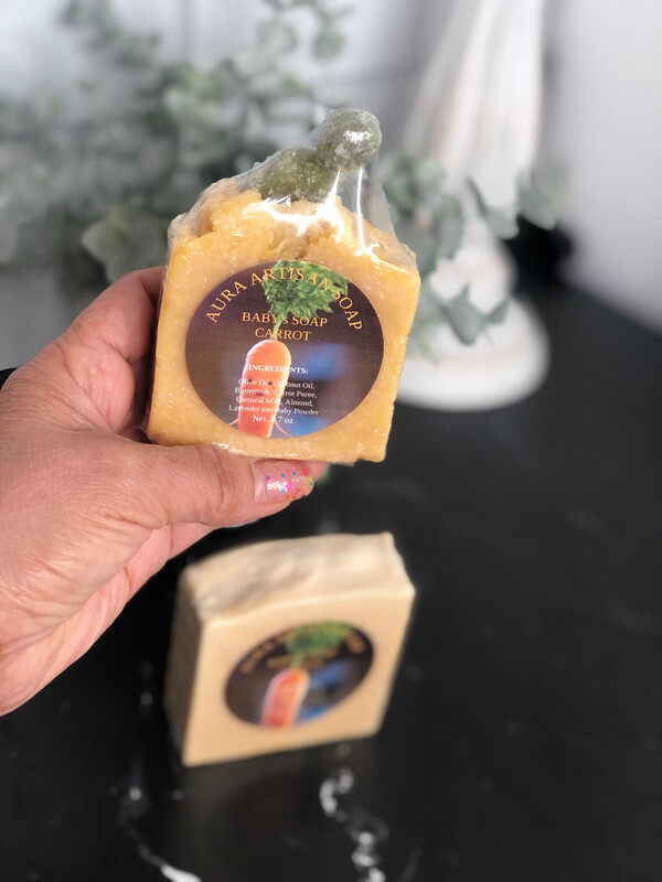 CARROTS BAR SOAP for babies