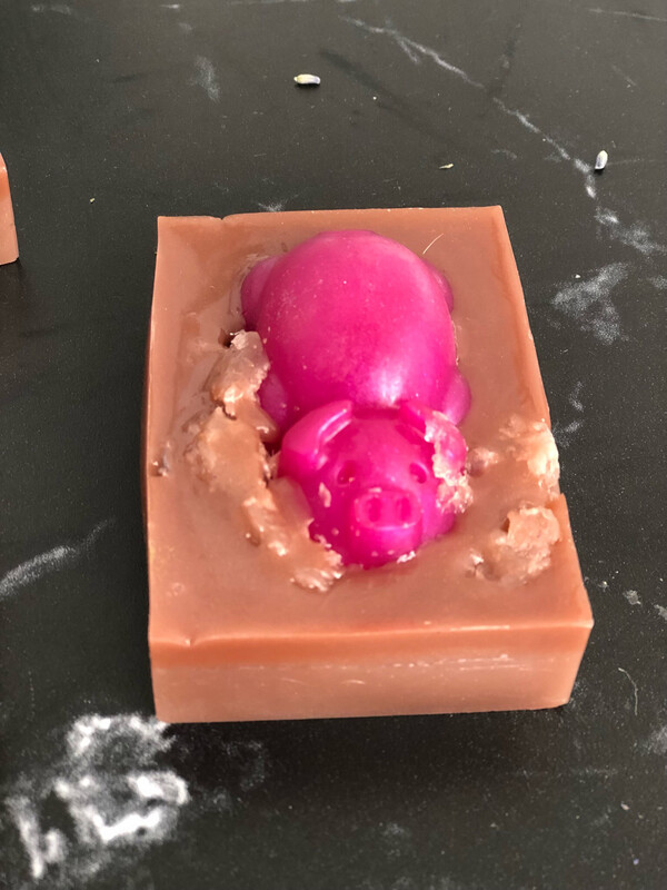 LAZY PIG IN A MUD Puddle Bar Soap