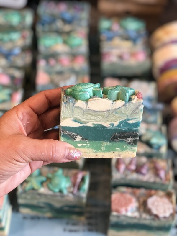 OCEAN JEWELS AND GREEN OCEAN BAR SOAP