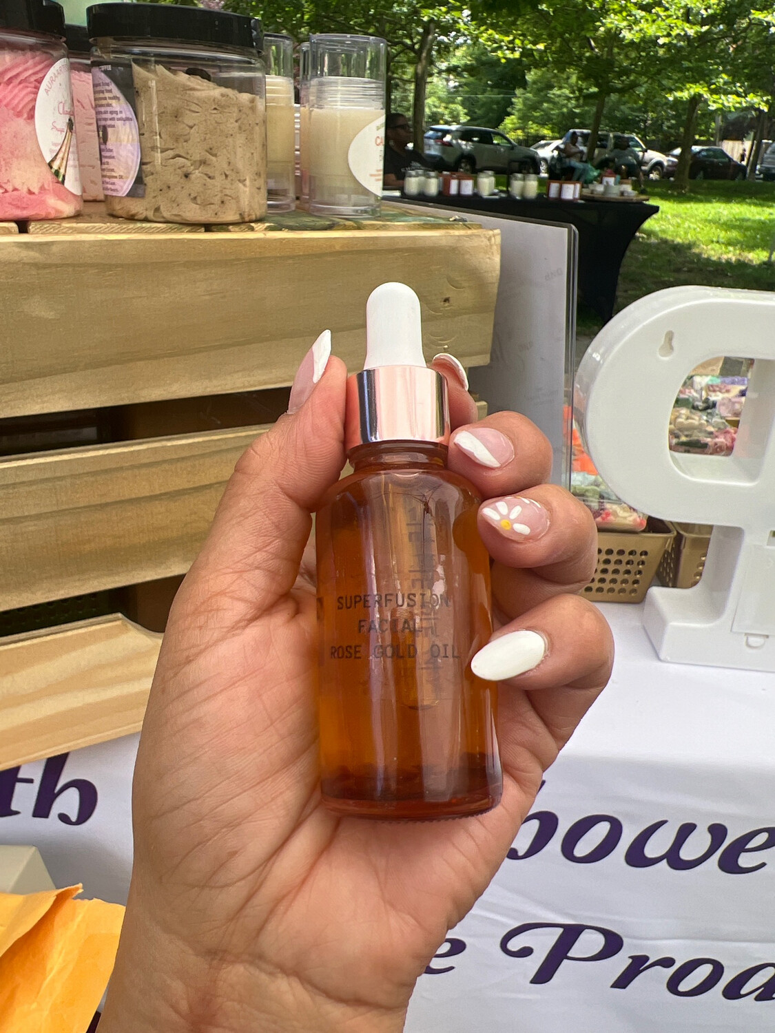Rose Gold FACIAL OIL Roses Infused Oil
