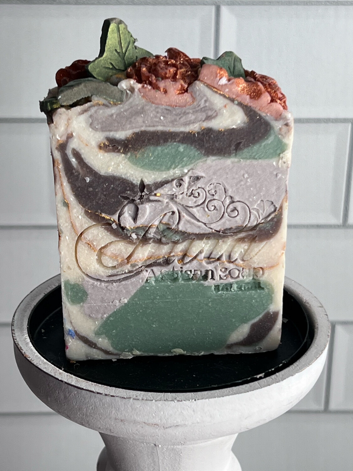 Golden Flowers Soap