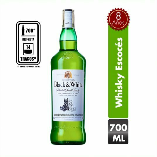 WHISKY BLACK AND WHITE X 700 ML