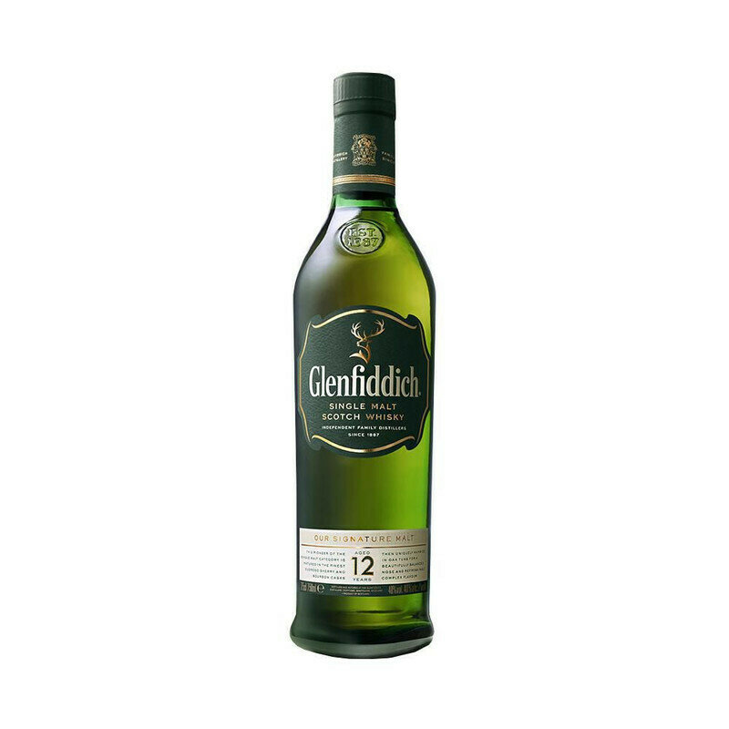 WHISKY GLENFIDDICH 12 AÑOS X 350 ML