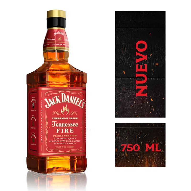 WHISKY JACK DANIELS FIRE X 750 ML