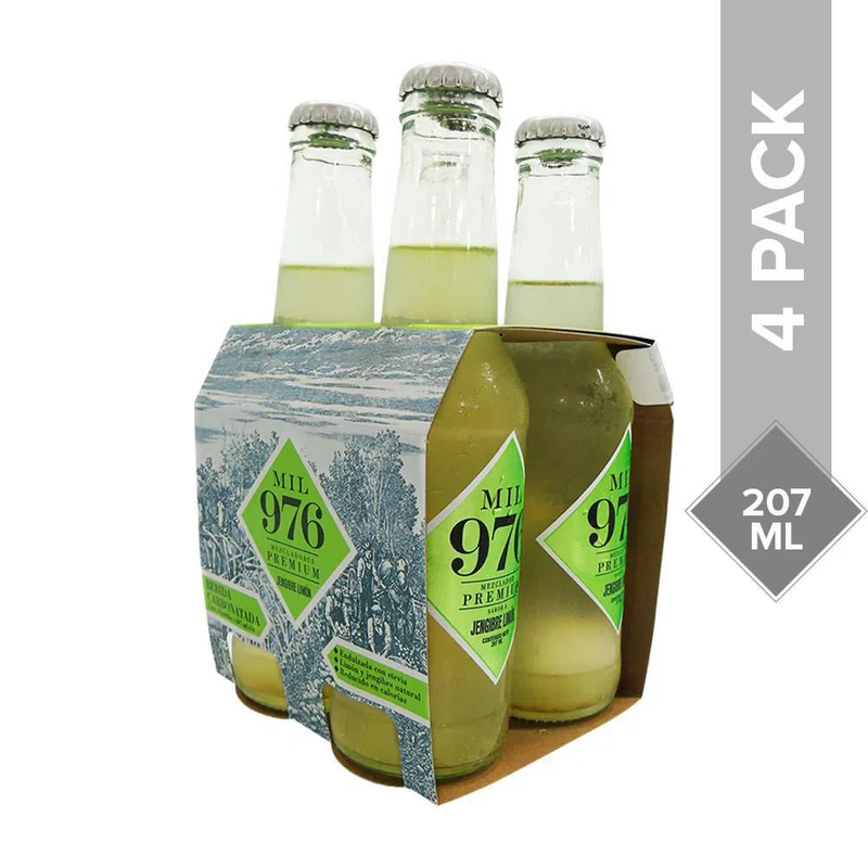 AGUA TONICA 1976 GENGIBRE X 207 ML X 4 UNIDADES