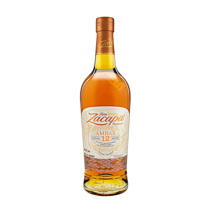 RON ZACAPA AMBAR 12 AÑOS  X 750 ML