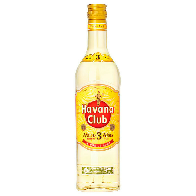 RON HAVANA CLUB 3 AÑOS BLANCO 750 ML