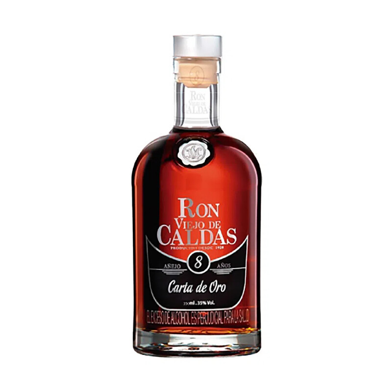 RON VIEJO DE CALDAS 8 AÑOS X 375 ML