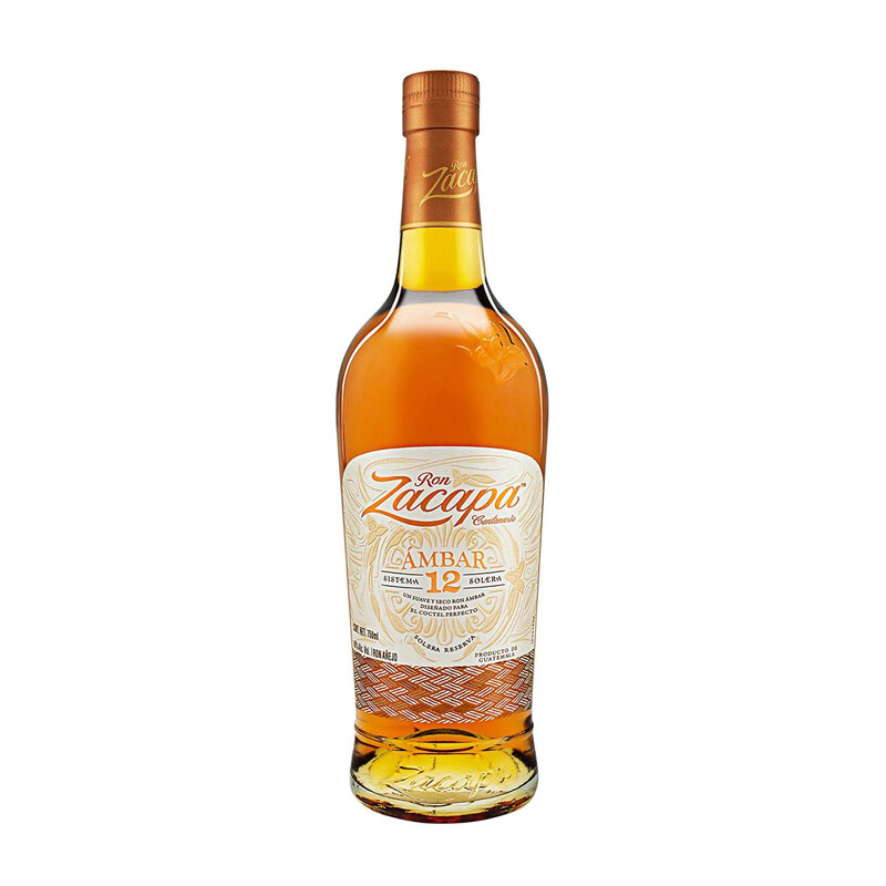RON ZACAPA AMBAR 12 AÑOS  X 750 ML