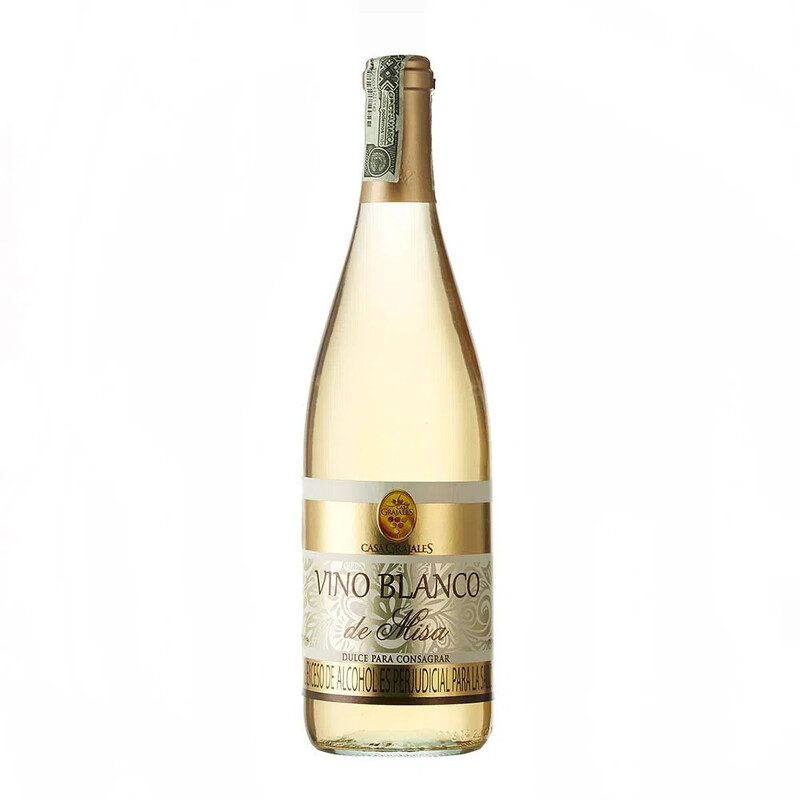 VINO GRAJALES BLANCO DE MISA X 750 ML