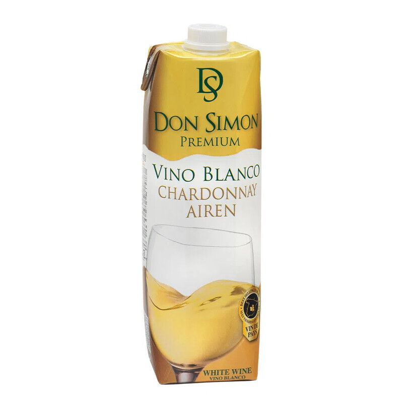 VINO TETRA DON SIMON CHARDONNAY X 1000 ML