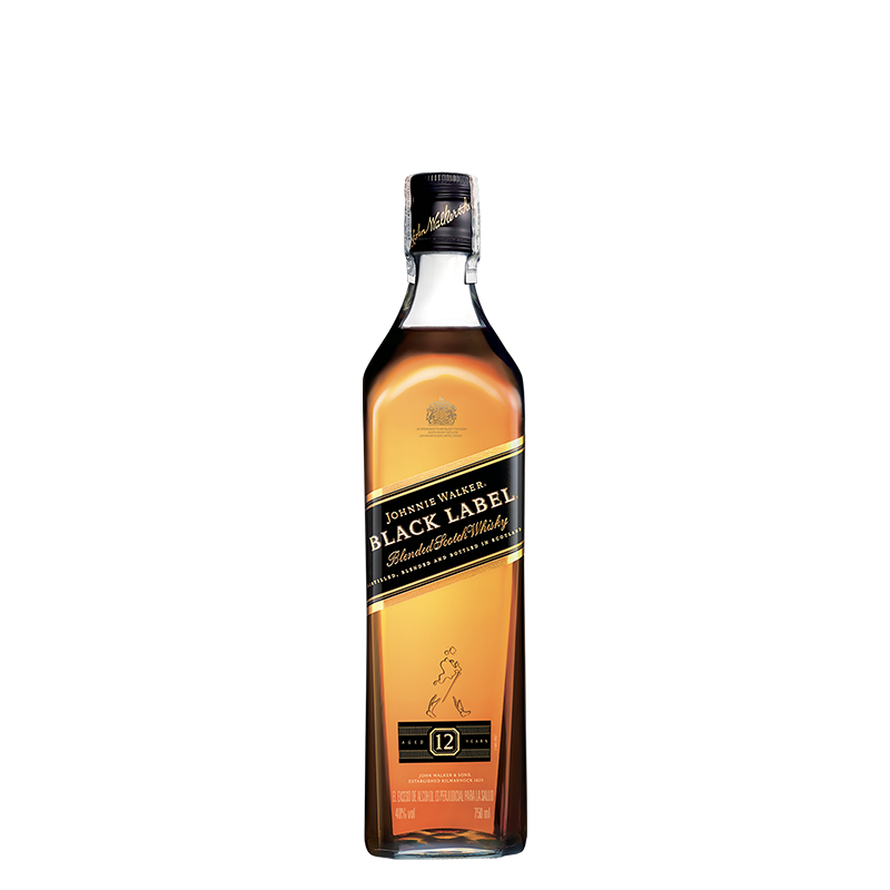 WHISKY JOHNNIE WALKER BLACK LABEL 375 ML