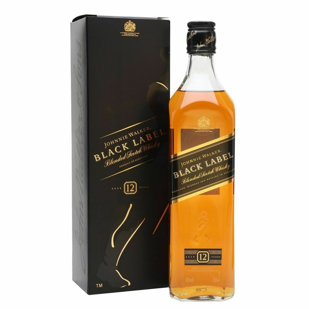 WHISKY JOHNNIE WALKER BLACK LABEL 750 ML