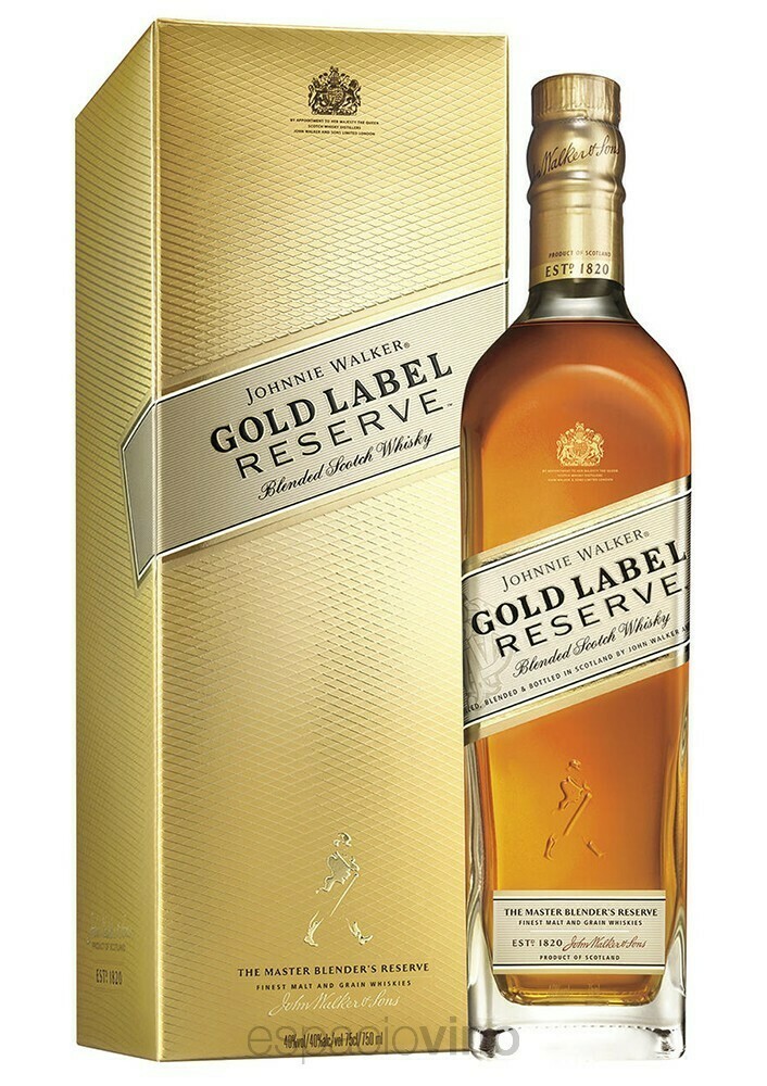 WHISKY JOHNNIE WALKER GOLD LABEL X 750