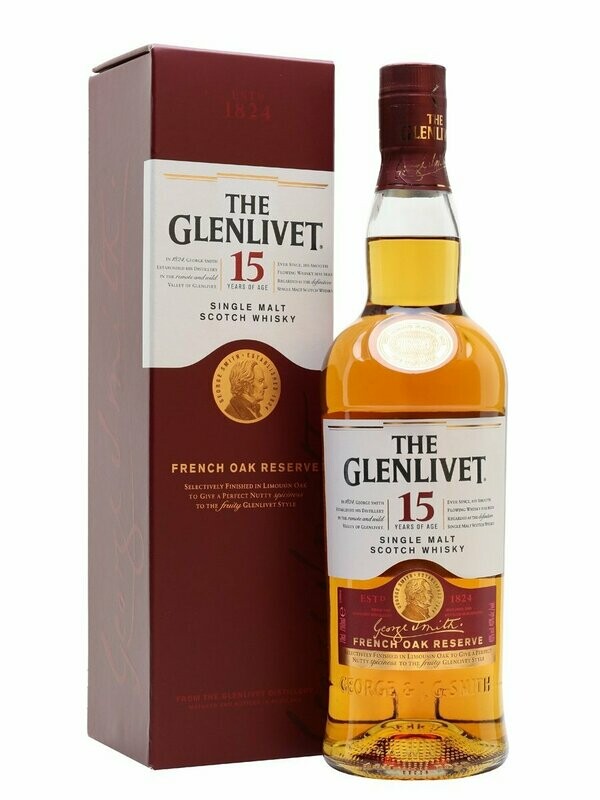 WHISKY GLENLIVET 15 AÑOS X 750ML
