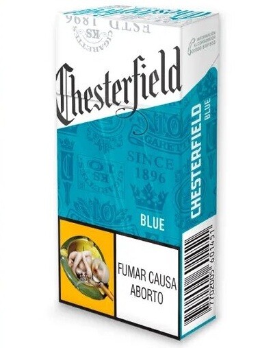 CIGARRILLO CHESTERFIELD BLUE X 10 Y 20