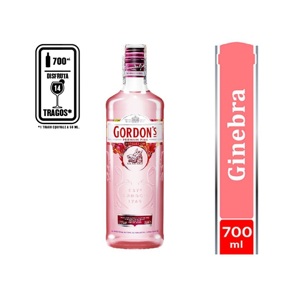 GINEBRA GORDON´S PINK X 700ML