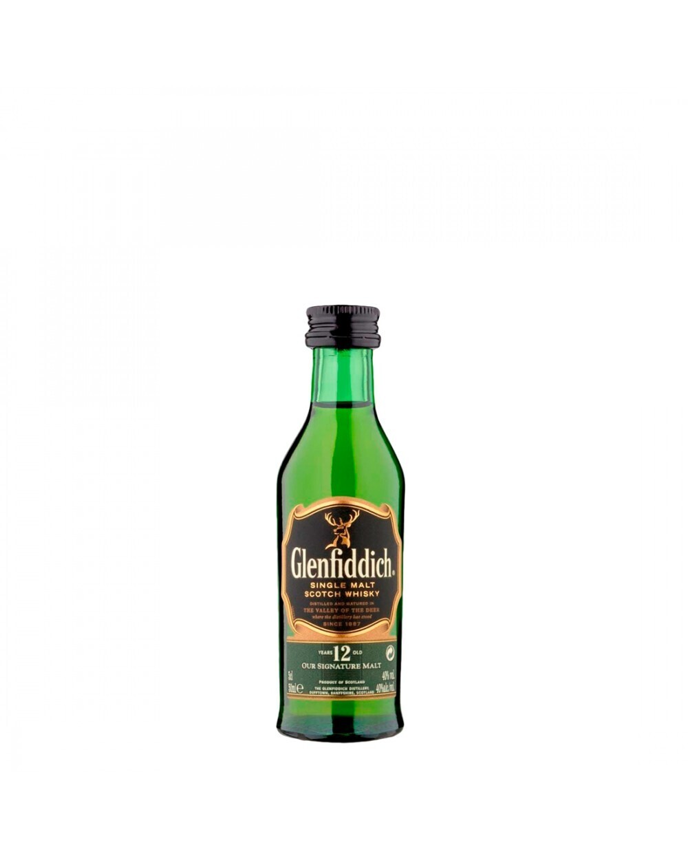 WHISKY GLENFIDDICH 12 AÑOS X 50 ML
