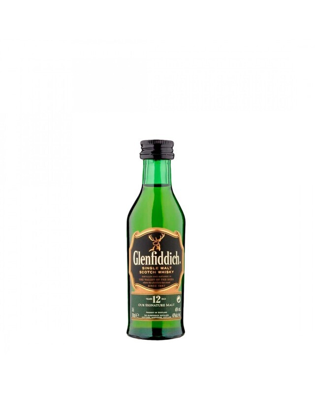 WHISKY GLENFIDDICH 12 AÑOS X 50 ML