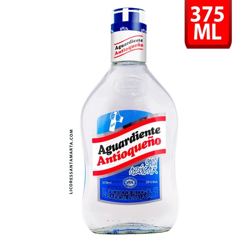 AGUARDIENTE ANTIOQUEÑO S.A X 375 ML