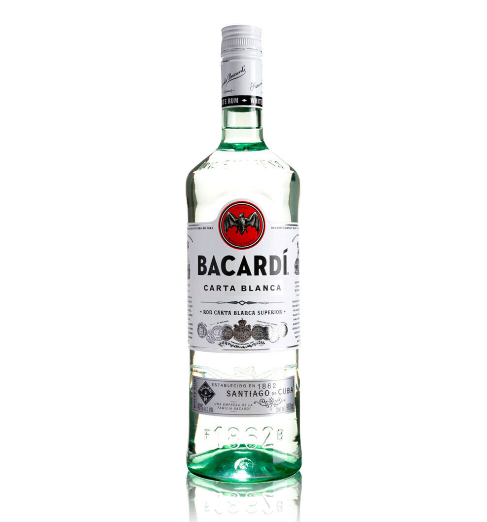 RON BACARDI CARTA BLANCA X 980 ML