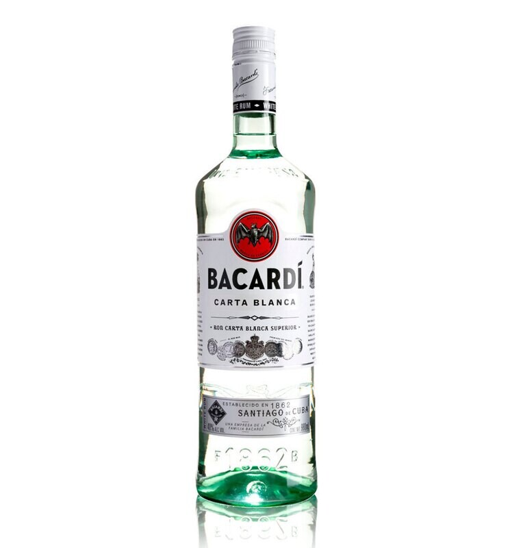 RON BACARDI CARTA BLANCA X 980 ML
