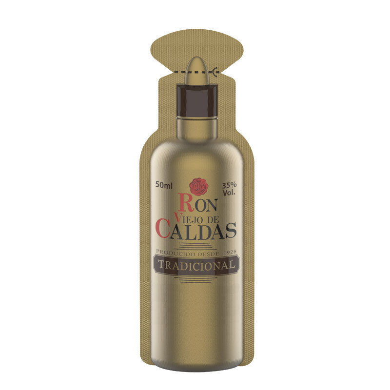 RON VIEJO DE CALDAS 3 AÑOS X 50 ML