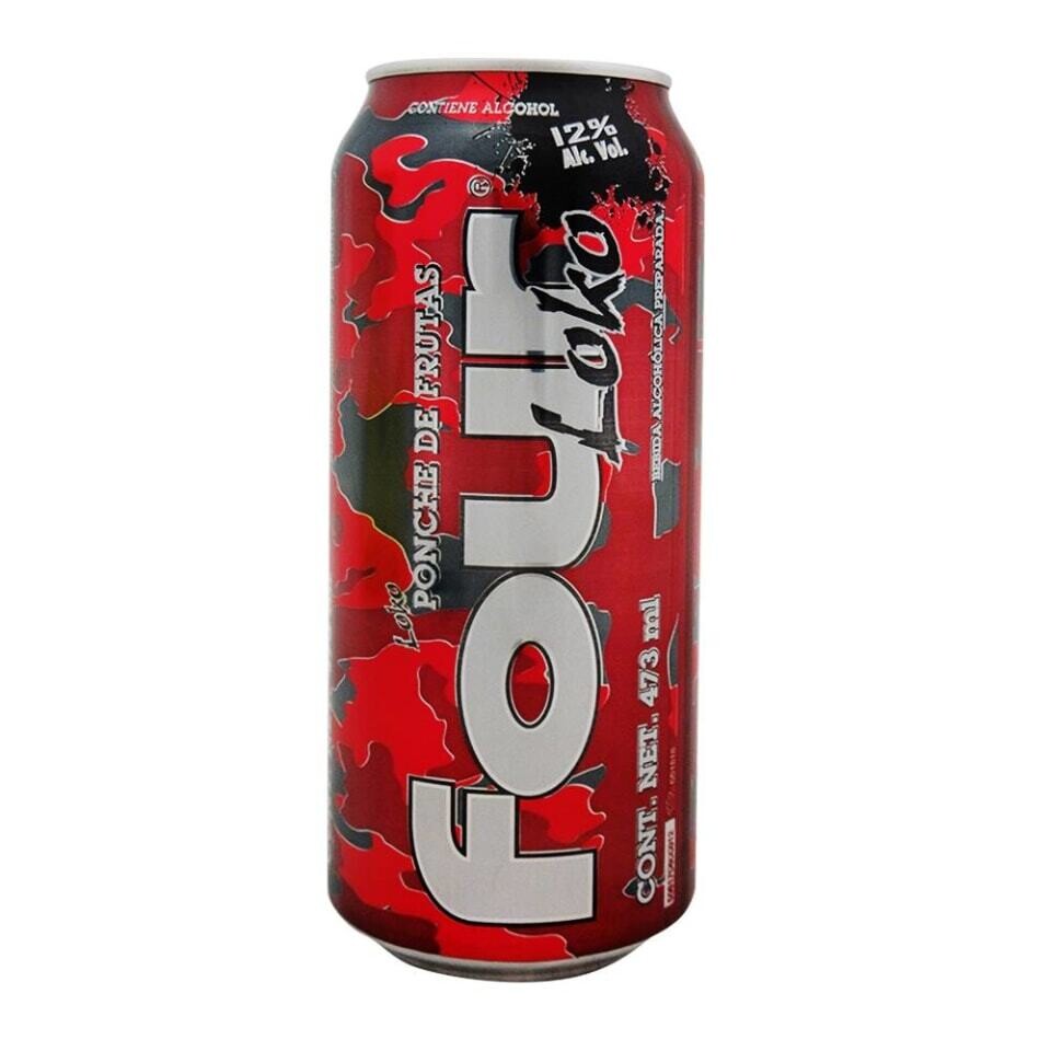 COCTEL FOURLOKO FRUIT PUNCH X 473 ML