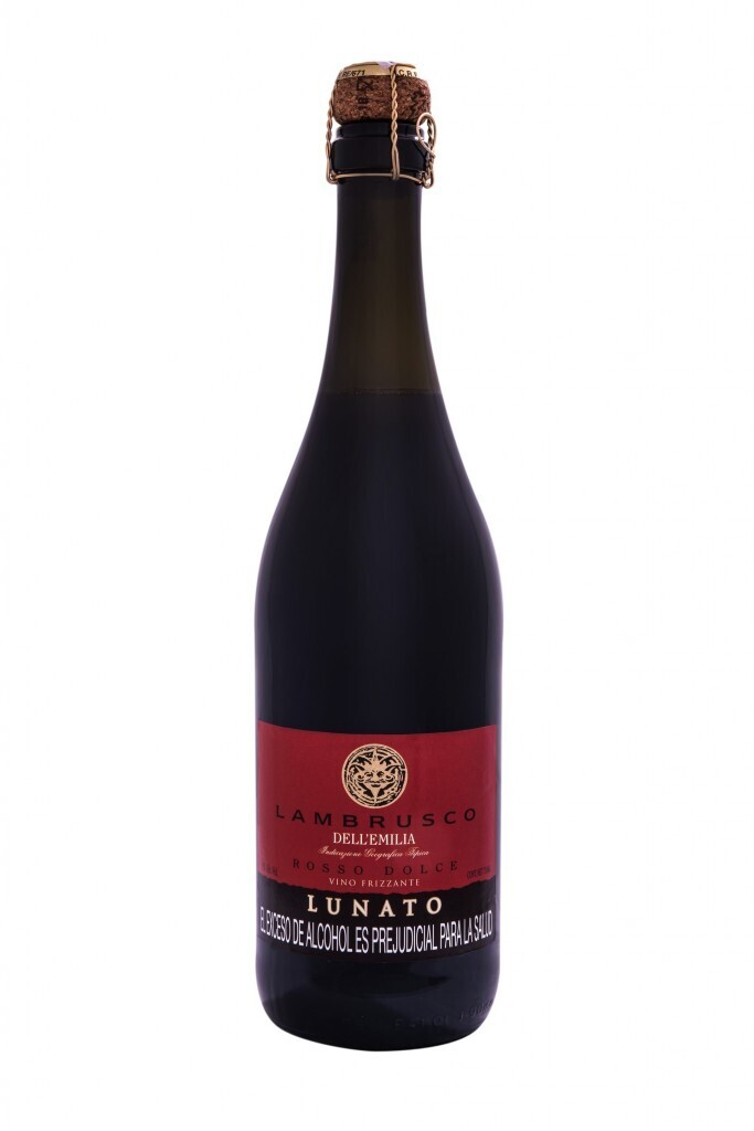 VINO LAMBRUSCO ROJO LUNATO X 750 ML