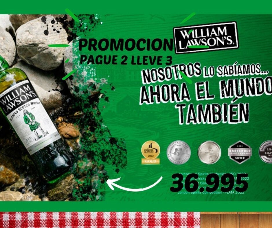 WHISKY WILLIAM LAWSONS   X 750 ML