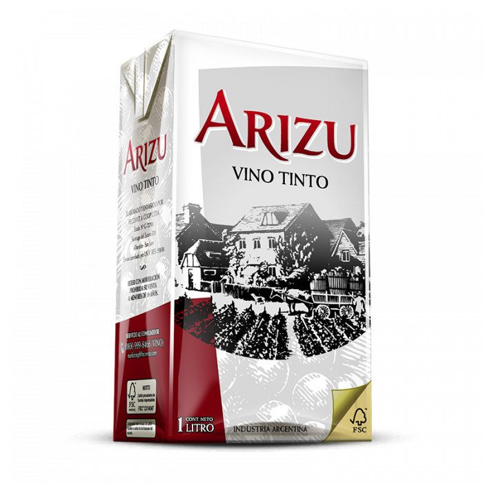 VINO TETRA ARIZU TINTO X 1000 ML
