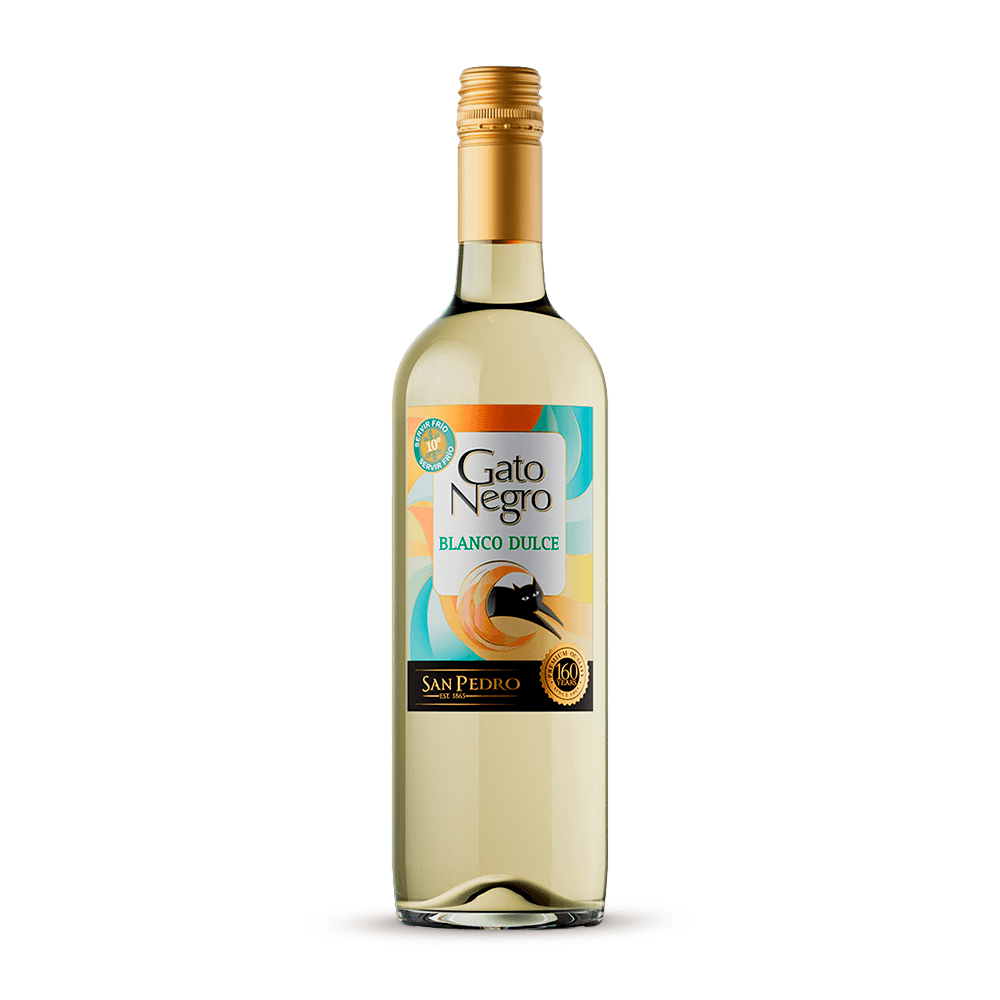 VINO GATO NEGRO BLANCO DULCE X 750 ML