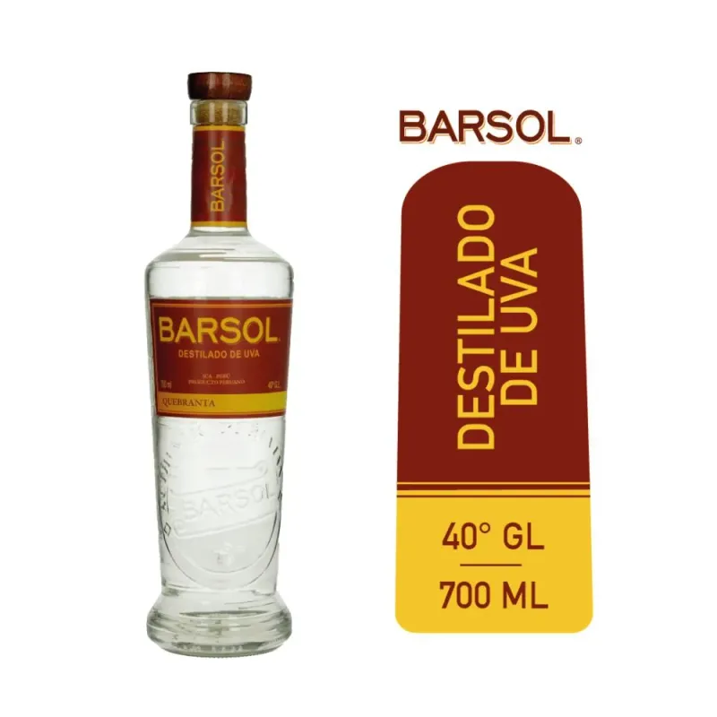 PISCO BARSOL QUEBRANTA X 750 ML