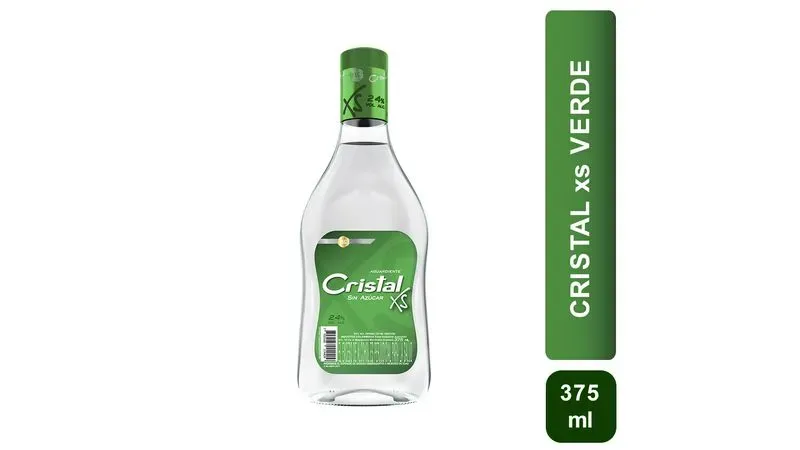 AGUARDIENTE CRISTAL XS X 375 ML AGUARDIENTE CRISTAL XS X 375 ML