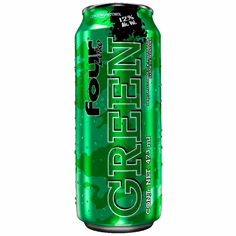COCTEL FOURLOKO GREEN X 473 ML