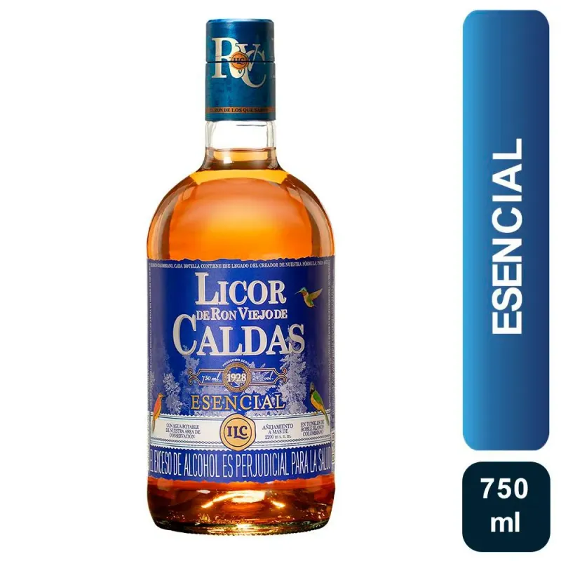 RON VIEJO DE CALDAS ESENCIAL X 750 ML
