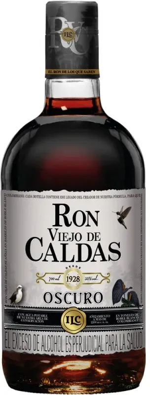 RON VIEJO DE CALDAS OSCURO X 700 ML
