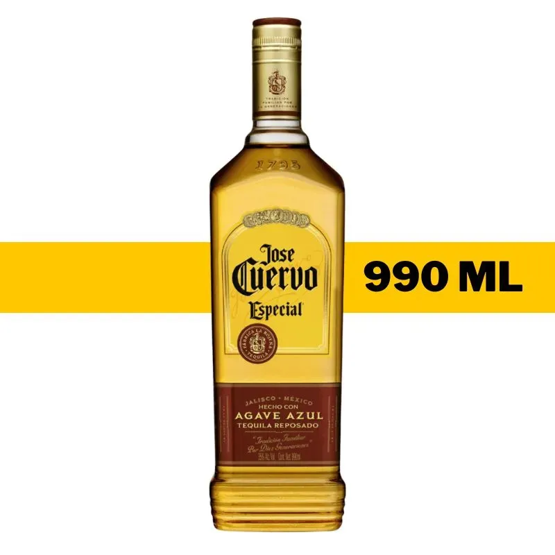 TEQUILA JOSE CUERVO ESPECIAL REPOSADO X 990 ML