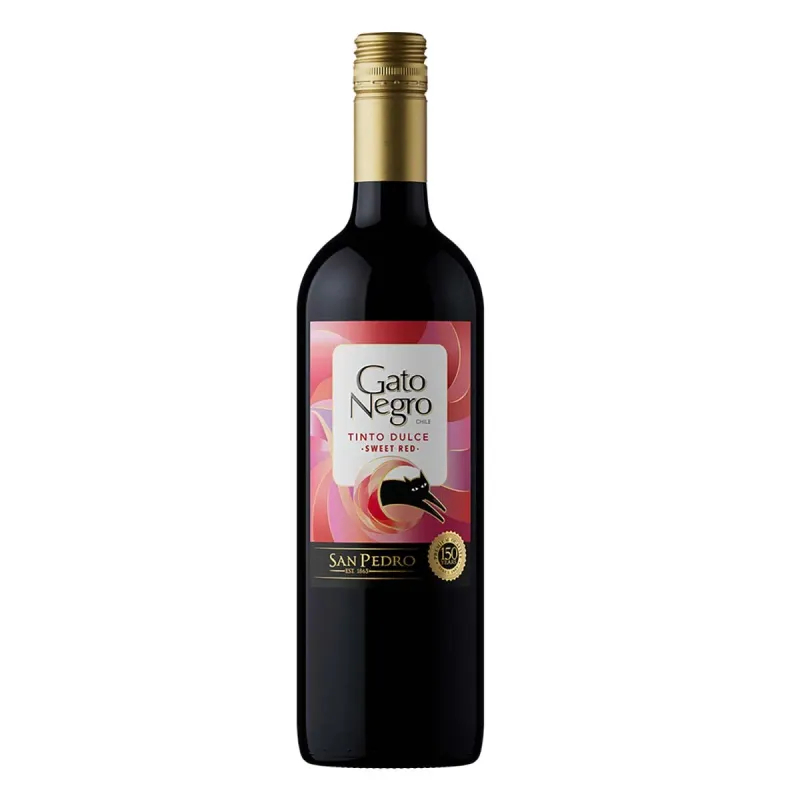 VINO GATO NEGRO TINTO DULCE X 750 ML