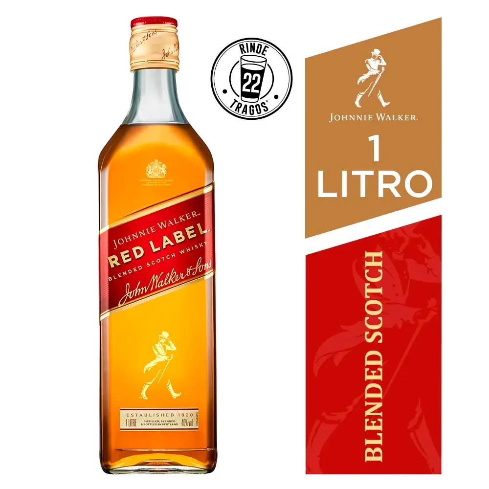 WHISKY JOHNNIE WALKER RED LABEL X 700 ML