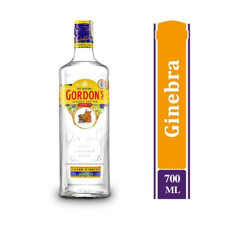 GINEBRA GORDON´S X 750 ML