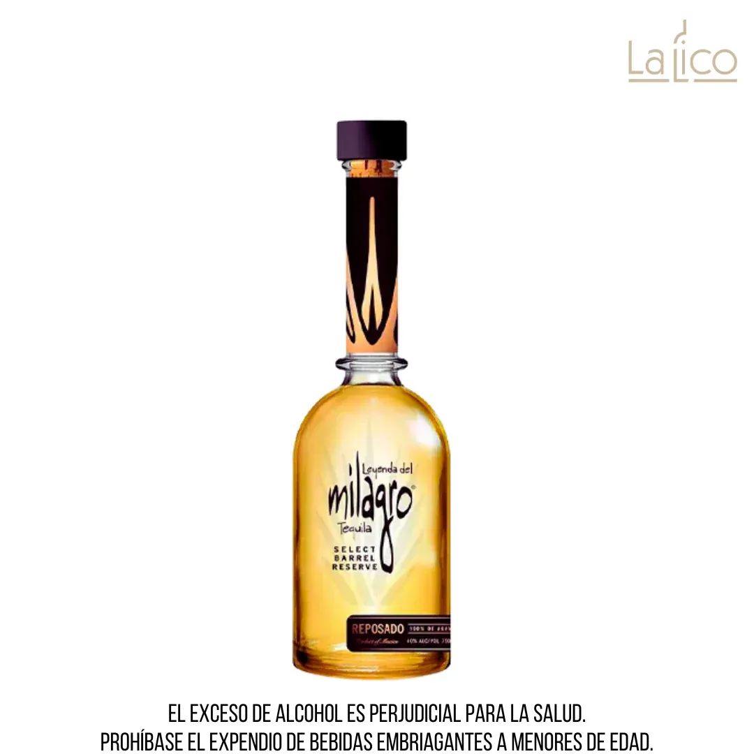 TEQUILA MILAGRO BARRIL SELECTO RESERVA REPOSADO X 750ML